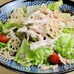 根菜チップのシーザーサラダ (ごっつぁん盛り)