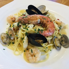 魚介のペペロンチーノ