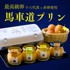【おすすめ】最高級卵『十六代真っ赤卵』使用当店オリジナル馬車道プリン