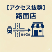 【アクセス抜群の路面店】新橋駅徒歩3分の中櫻ビル1F。駅近の路面店で迷わず集合できます♪雨の日でも足を運びやすく、仕事帰りの一杯にも最適です◎