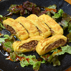 そぼろ入り出し巻き玉子