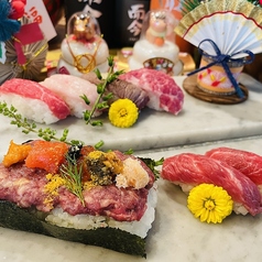 秋葉原 肉寿司のコース写真