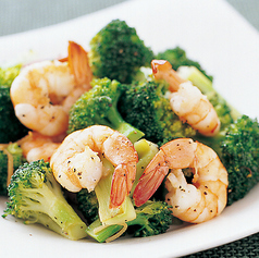 ブロッコリー海老炒め / Stir-fried Broccoli and Shrimp