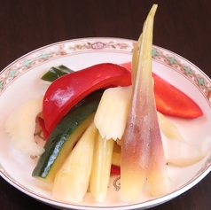 セロリと彩り野菜の甘酢漬け