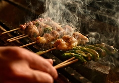 海の幸と山の幸 鶴亀合戦の写真