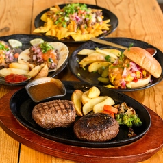 さわかじハンバーグ&恋氷の写真