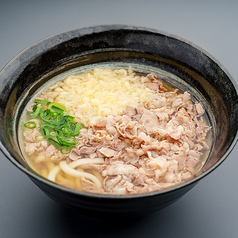 【名物】阿波黒牛カルビ しゃぶしゃぶ肉吸いうどん