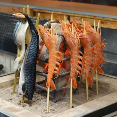 特大赤海老塩焼き