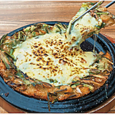 海鮮ニラチーズチヂミ