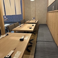 ご宴会におすすめ!半個室のお席もございます!