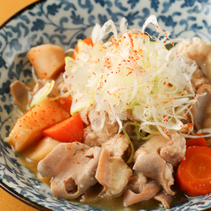 弁慶名物のもつ煮込み/揚げ出し豆腐