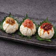 クリームチーズ三種盛り