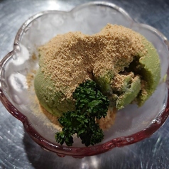 抹茶きな粉アイス