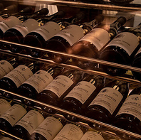 贅沢なフレンチと厳選ワイン。コースでご提供！