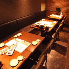 ゆったり座れるテーブル席【渋谷で個室のあるお店をお探しなら北海道へ】