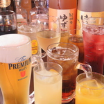 単品飲み放題は2200円で2時間です！プレミアムモルツも飲めます！プライベート飲み会にぴったりです