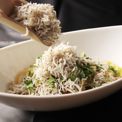 絶品ペペロンチーノ揚げしらすトッピング