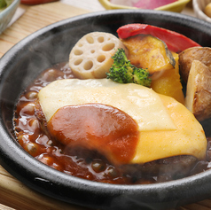 ダブルチーズハンバーグ