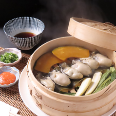 牡蠣が昆布と蒸籠蒸し 10ヶ/6ヶ