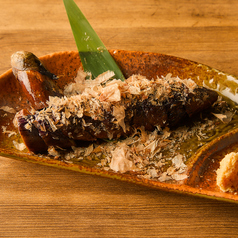 大長茄子の一本焼き