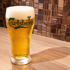 テルッツオの生ビールはカールスバーグ！の写真