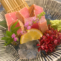 料理メニュー写真 南マグロ 中トロ炙り