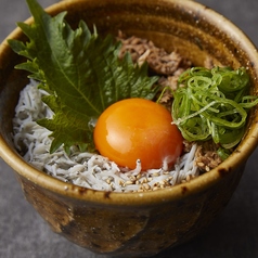 釜揚げしらすのかつを飯