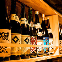 種類豊富な地酒に舌鼓♪