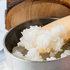 【炊き立て羽釜ご飯】銀しゃり