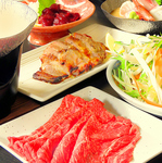 国産牛しゃぶしゃぶコース《福島地酒もOK》2H飲み放題込全8品8800円(税込)でご用意♪