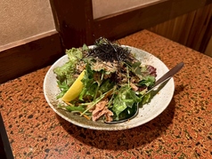 豆腐とツナの大統領サラダ