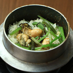 牡蠣釜飯