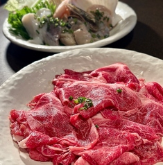 新鮮!海鮮付き常陸牛A4しゃぶしゃぶ膳