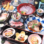 豪華なお料理で贅を満喫◎1年に1度の終わりと始まりを照月で贅沢に…