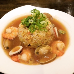 海鮮あんかけチャーハン