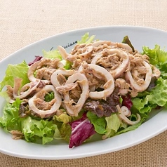 イカとツナのサラダ