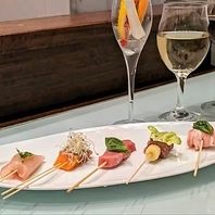 ベテランオーナーシェフが繰り出すイタリアン串揚げ