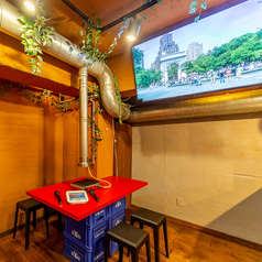 カラオケ設備完備！セルフオーダーでの注文も可能です♪