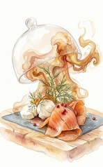 瞬間燻製ノルウェー産サーモン＆クリームチーズ