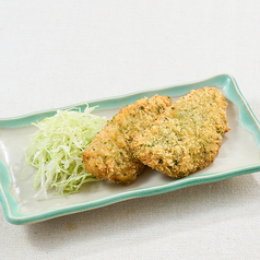 磯辺揚風あじフライ