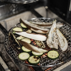 野菜の炭火焼き盛り合わせ ハーフ/レギュラーの写真