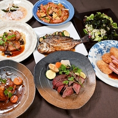 創作cafe diningてっぱんやのコース写真