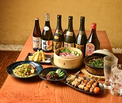 海の幸と山の幸 鶴亀合戦のコース写真