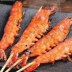 ソフトシェルシュリンプ串