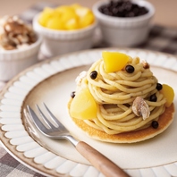 和栗クリームのカスタマイズデザート