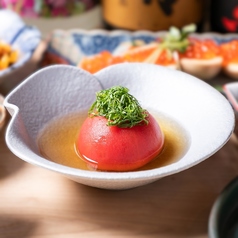 フルーツトマトの鰹出汁浸し