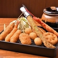 料理メニュー写真&nbsp;串かつ五本盛り