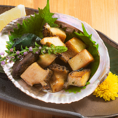 鮑バター醤油焼き