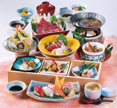 かにと牛しゃぶ会席