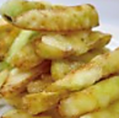 ナスの細切り唐揚げ